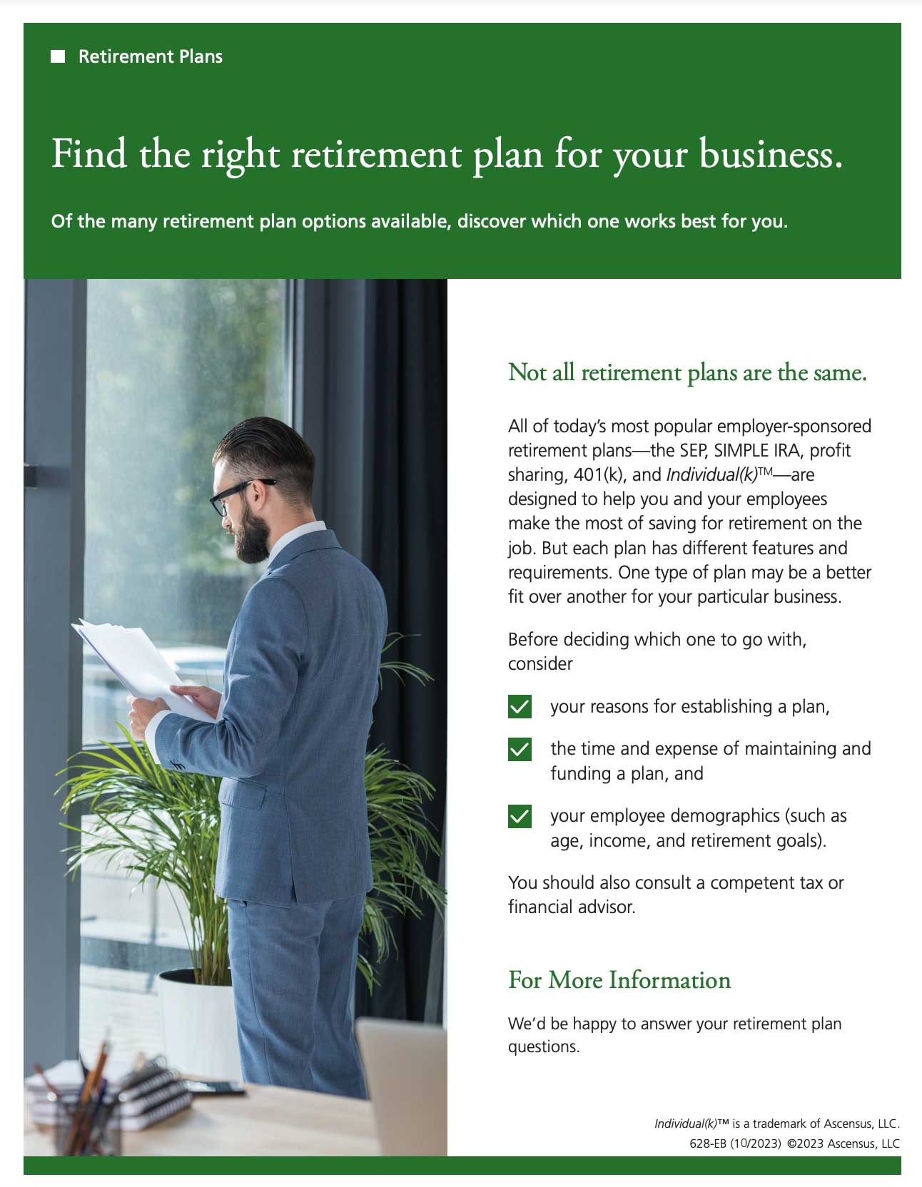 Retirement Plans